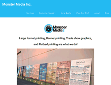 Tablet Screenshot of monstermediainc.com